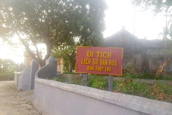Thần Quý Minh Đại Vương thờ tại đình Thủy Trú
